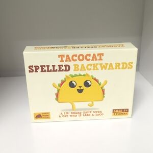 Tacocat Spelled Backwards Board Game 🐱